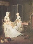 La Mere Laborieuse (The Diligent Mother) (mk05) Jean Baptiste Simeon Chardin